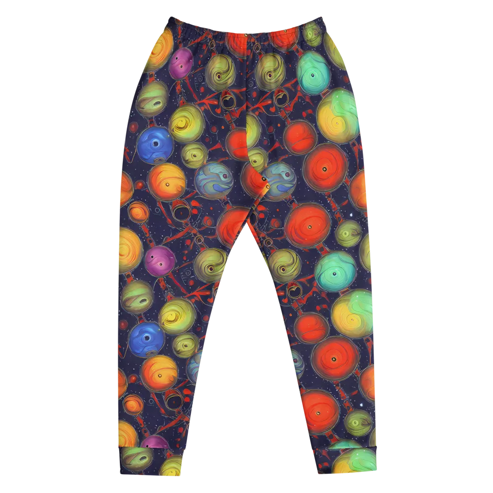Orbiting Kaleidoscope on Men's Joggers — Front