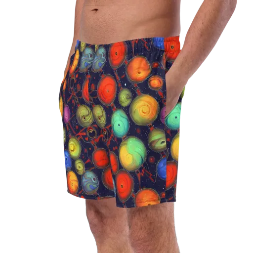 Orbiting Kaleidoscope on a Swim Trunks