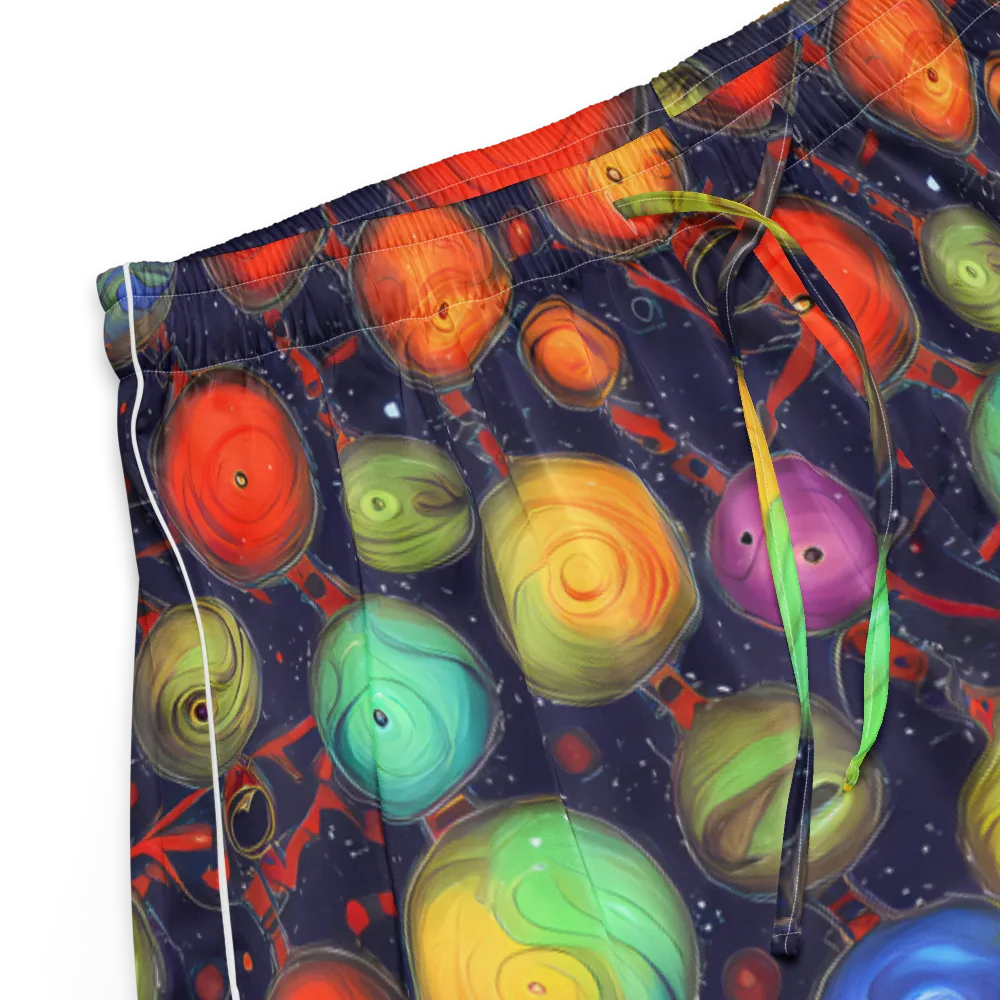 Orbiting Kaleidoscope on Women's Pajama Shorts — Product details