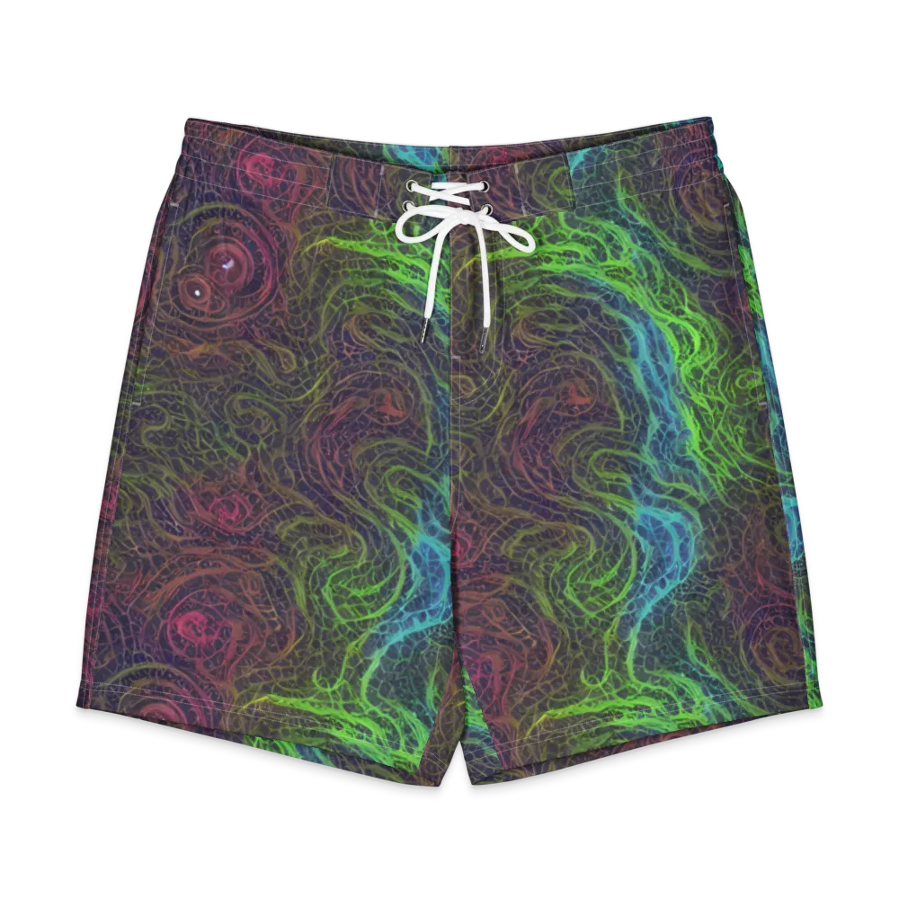 Chromatic Tangled on Men's Board Shorts — Front