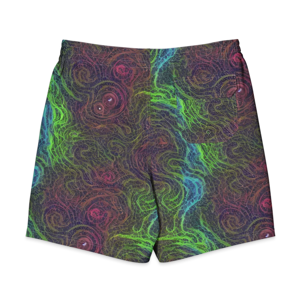 Chromatic Tangled on Men's Board Shorts — Back