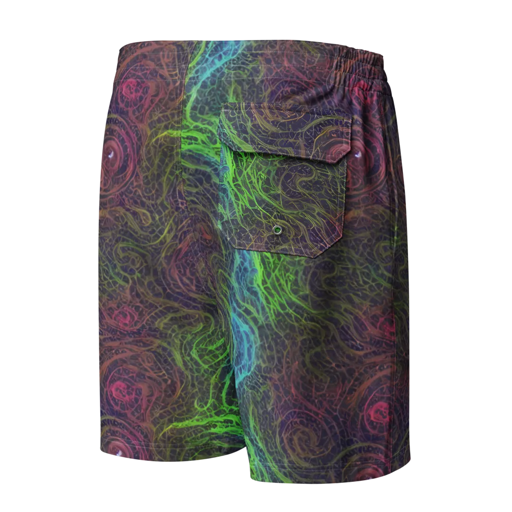 Chromatic Tangled on Men's Board Shorts — Back