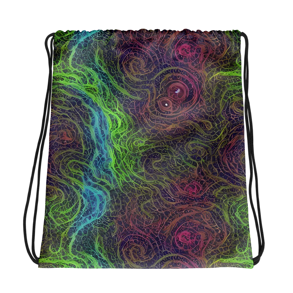 Chromatic Tangled on Drawstring Bag — Photo
