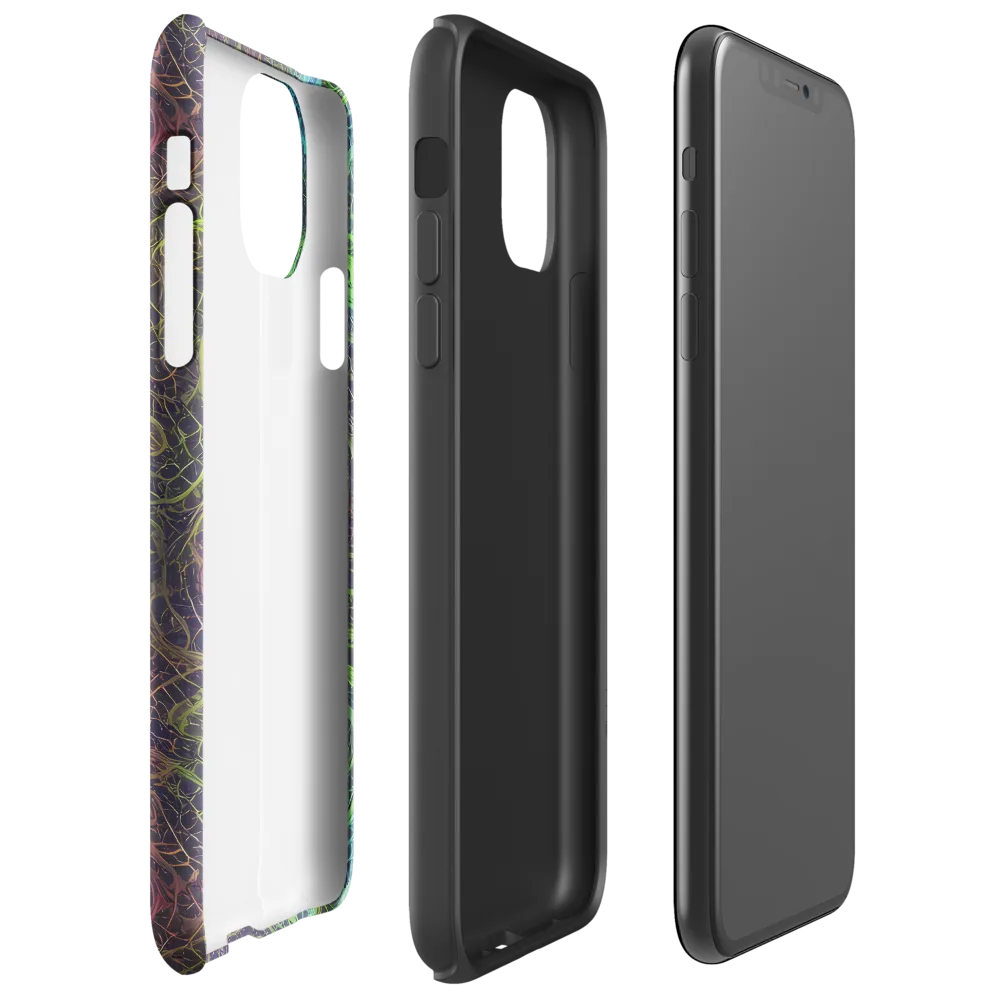 Chromatic Tangled on Tough Case for iPhone® — Right