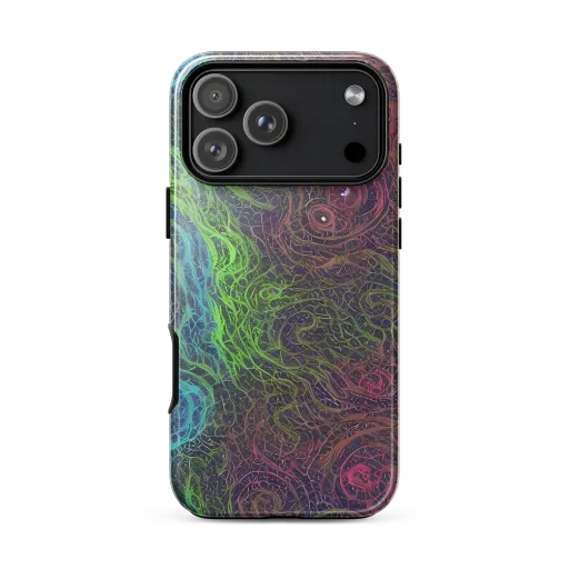 Chromatic Tangled on a Tough Case for iPhone®