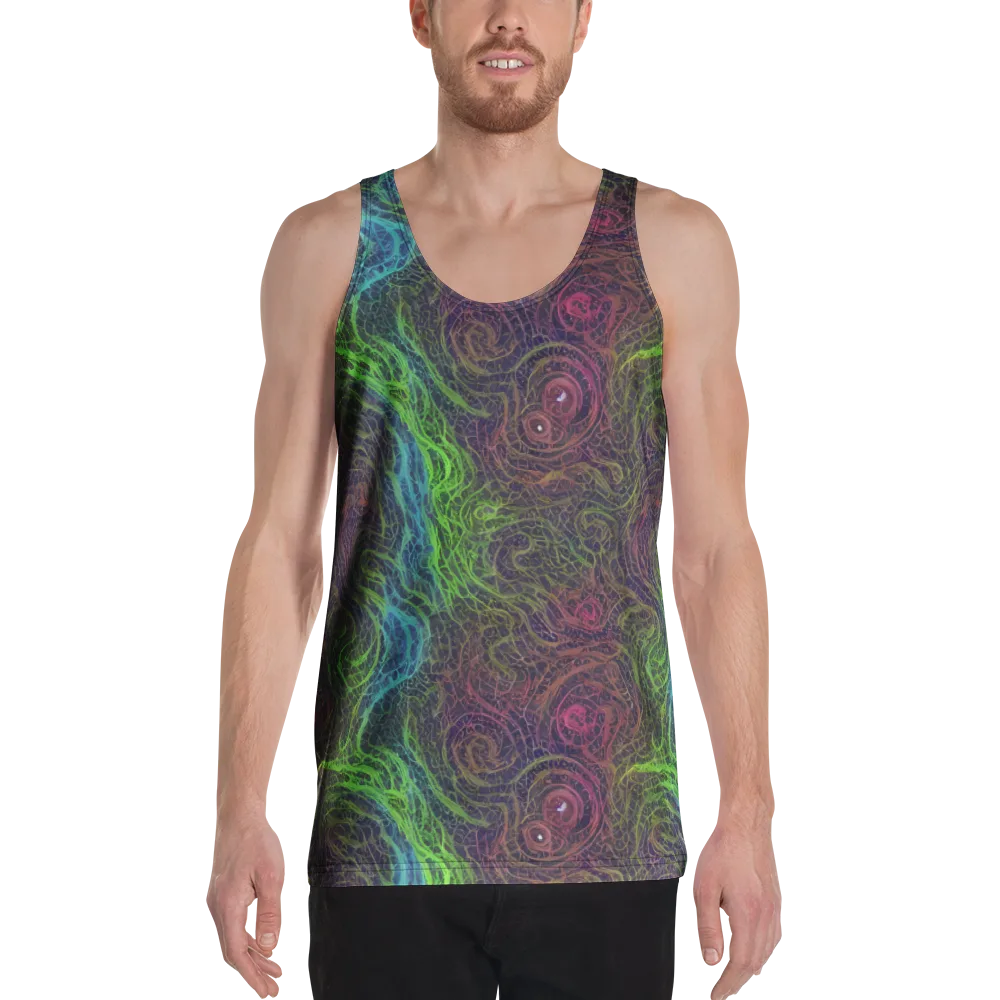 Chromatic Tangled on Men's Tank Top — Front