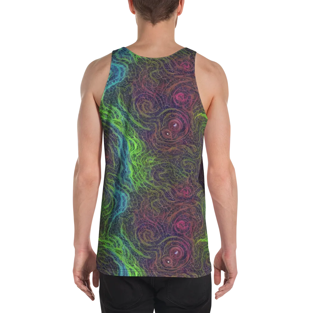 Chromatic Tangled on Men's Tank Top — Back