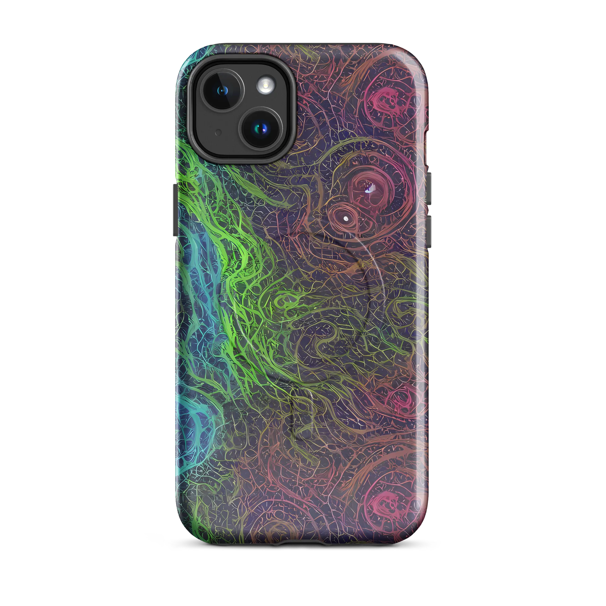 Chromatic Tangled on MagSafe Tough Case for iPhone® — Front