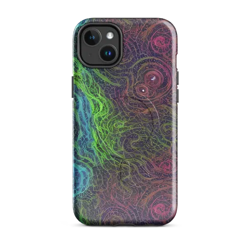 Chromatic Tangled on a MagSafe Tough Case for iPhone®