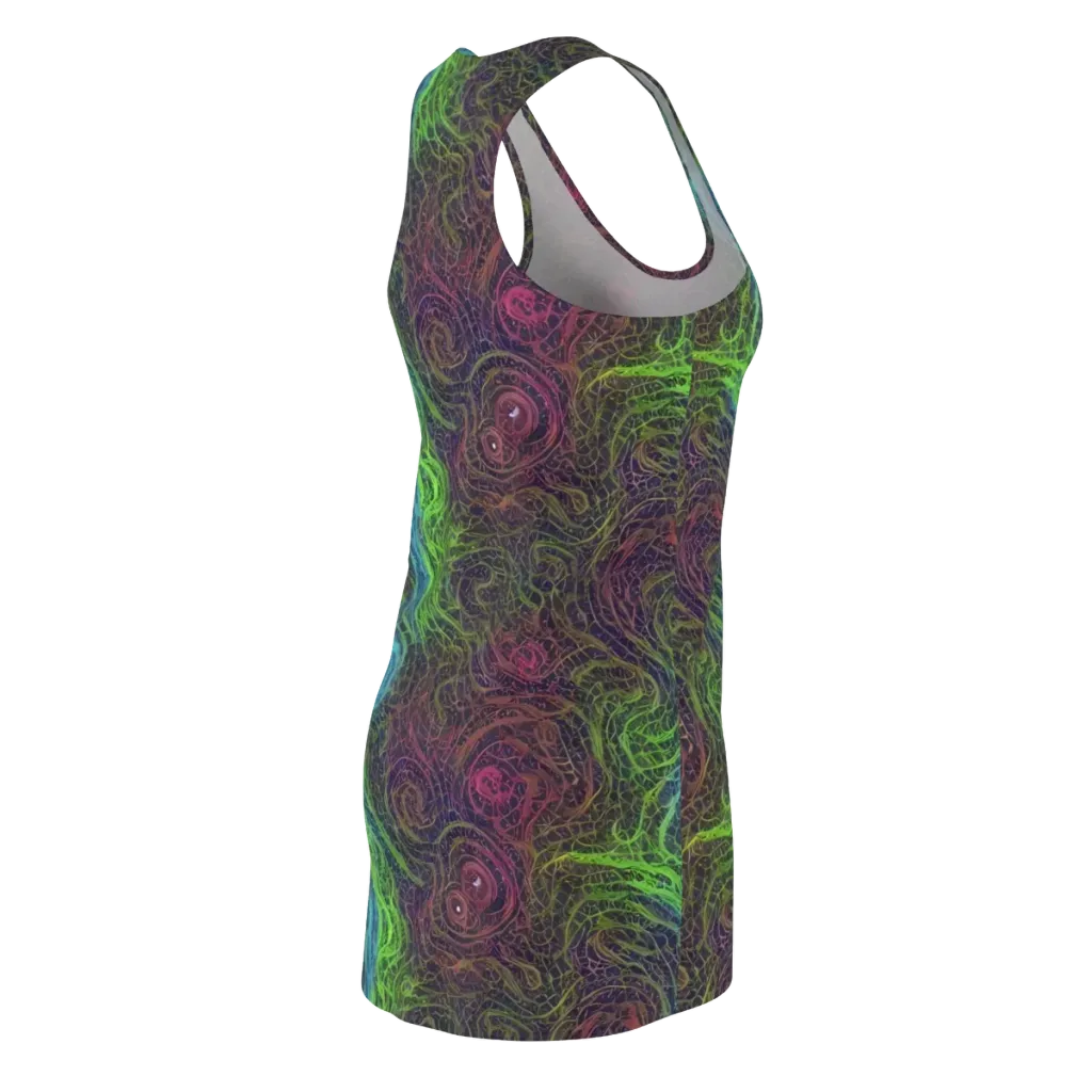 Chromatic Tangled on Racerback Dress — Back Side
