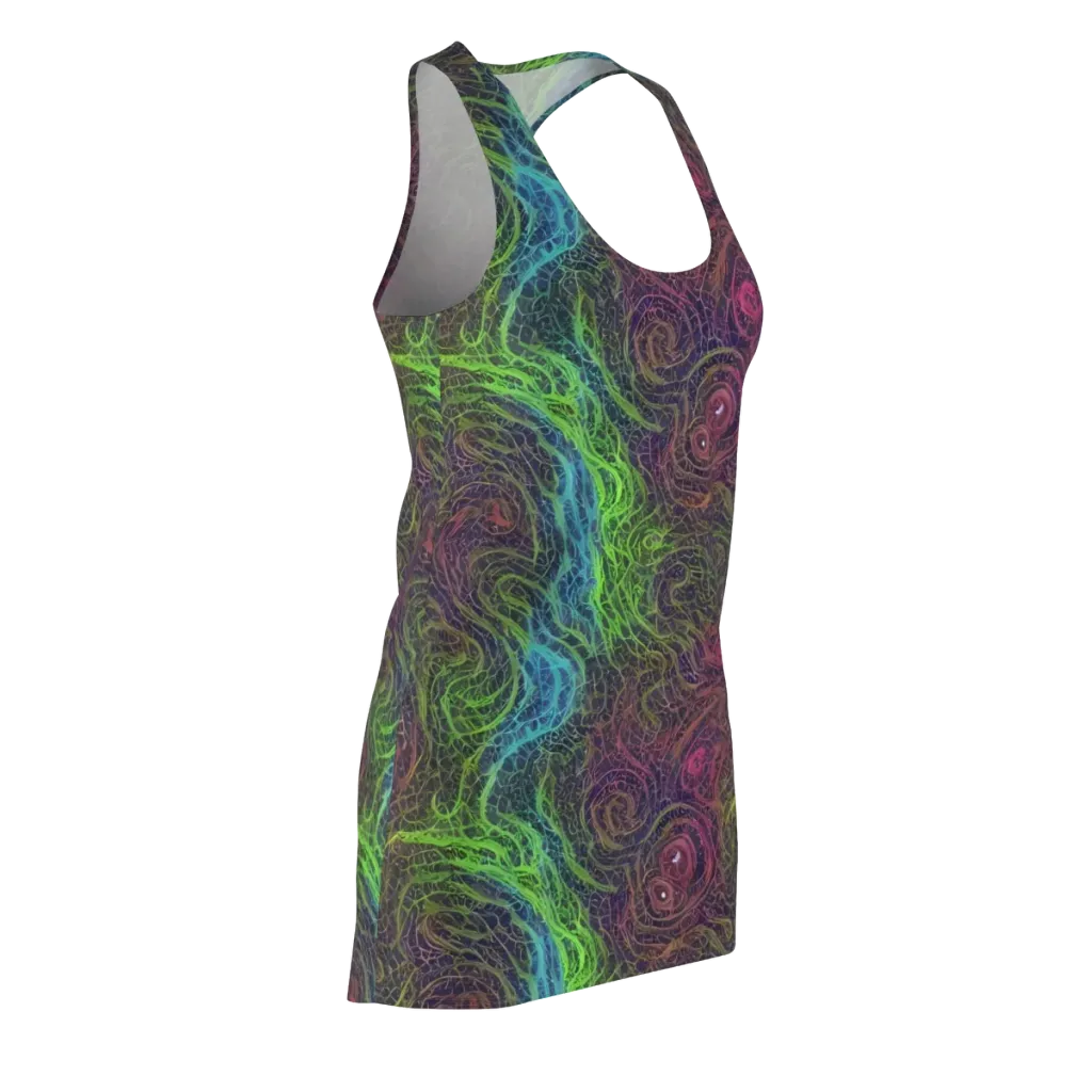 Chromatic Tangled on Racerback Dress — Front Side