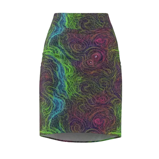 Chromatic Tangled on a Pencil Skirt