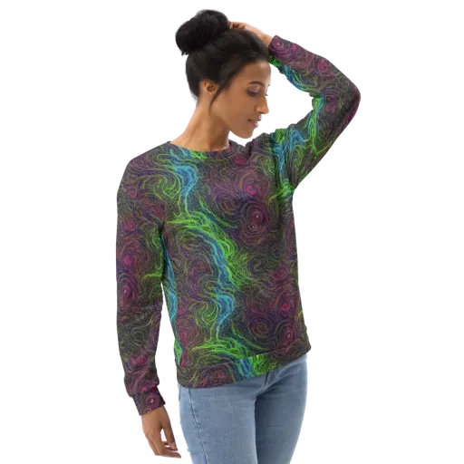 Chromatic Tangled on a Sweatshirt