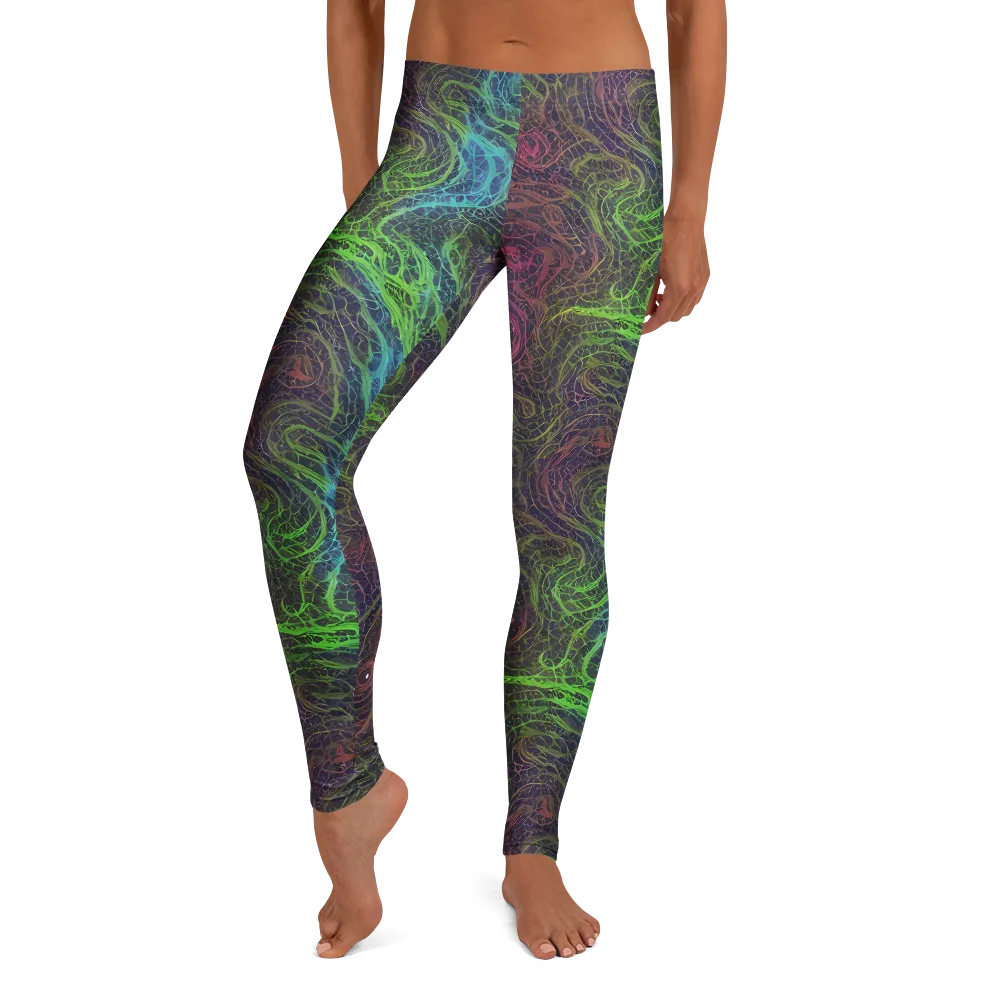 Chromatic Tangled on Leggings — Front