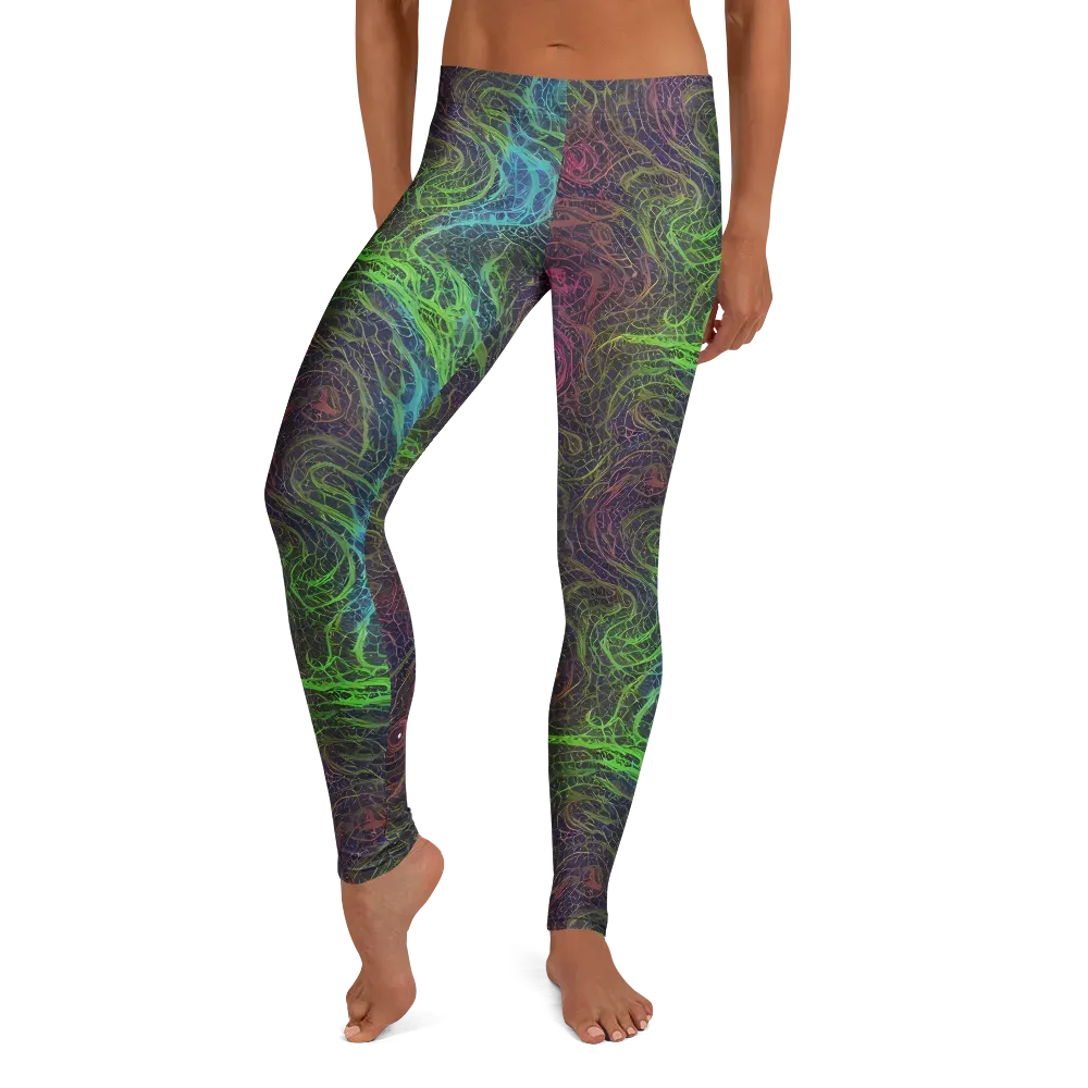 Chromatic Tangled on Leggings — Front