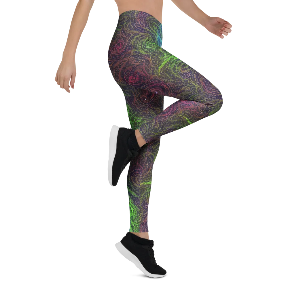 Chromatic Tangled on Leggings — Right