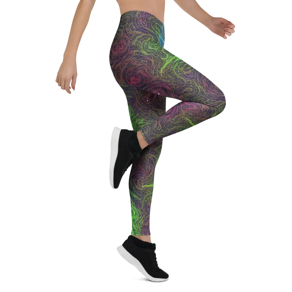 Chromatic Tangled on Leggings — Right