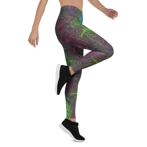 Chromatic Tangled on a Leggings