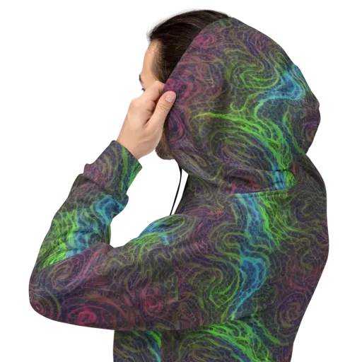 Chromatic Tangled on a Hoodie