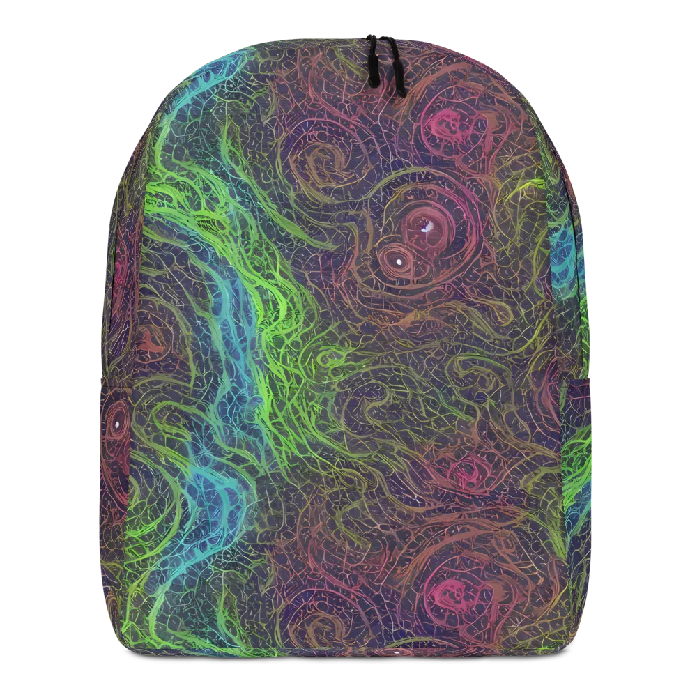 Chromatic Tangled on Minimalist Backpack — Front