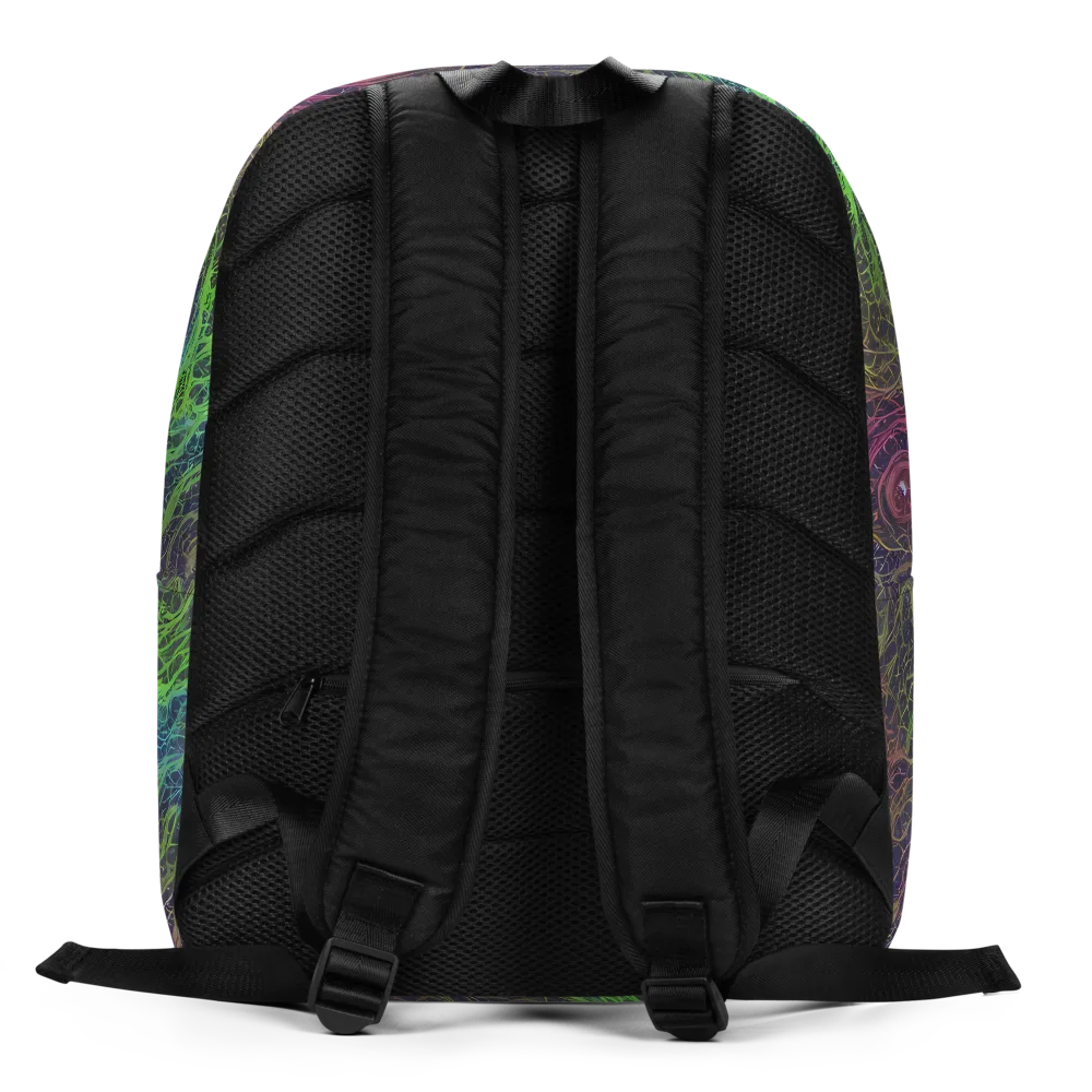 Chromatic Tangled on Minimalist Backpack — Back
