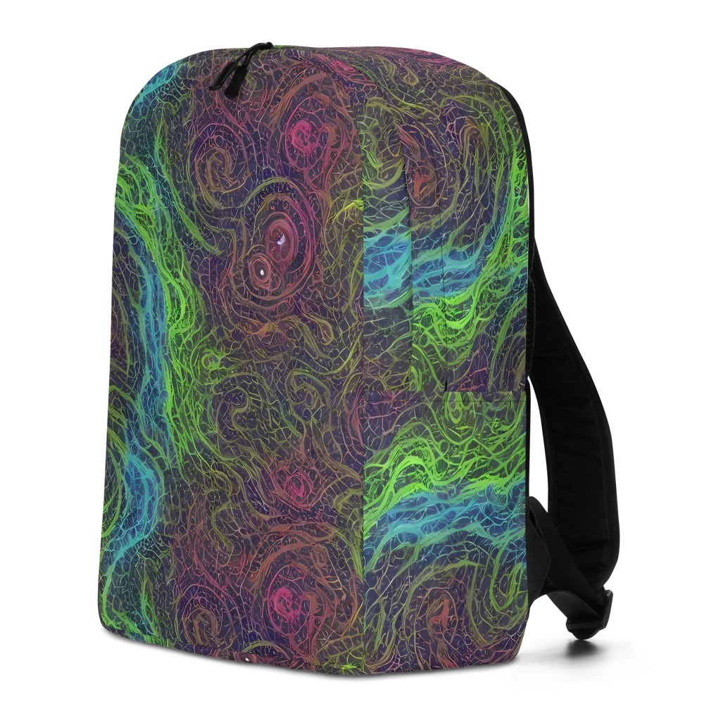 Chromatic Tangled on Minimalist Backpack — Left