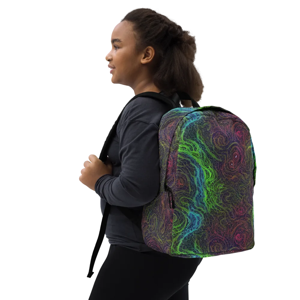 Chromatic Tangled on Minimalist Backpack — Right Front