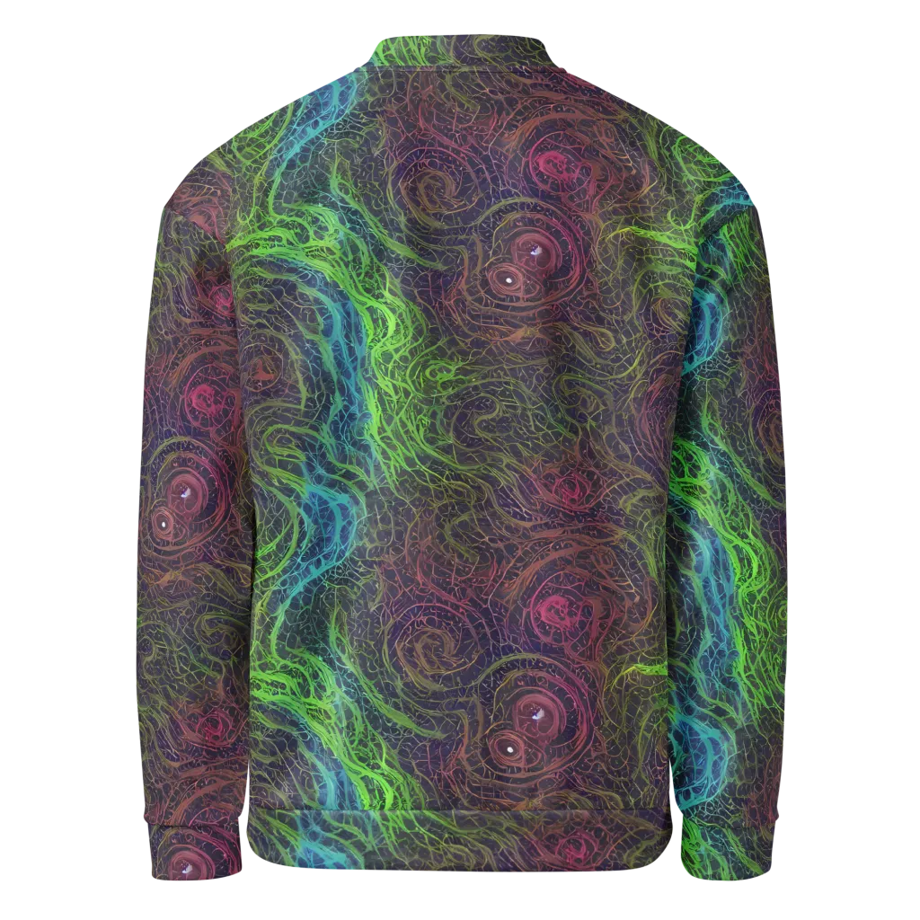 Chromatic Tangled on Bomber Jacket — Back