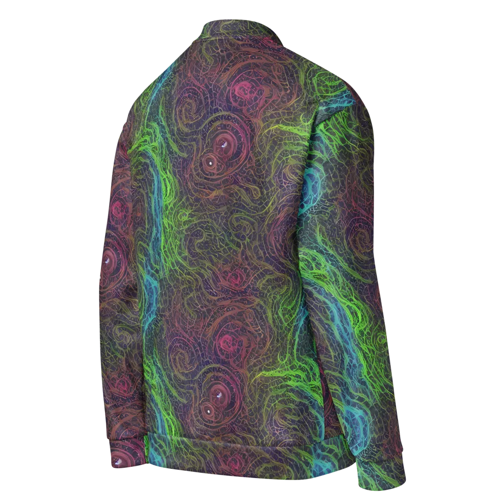 Chromatic Tangled on Bomber Jacket — Right Back