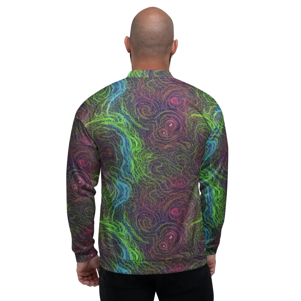Chromatic Tangled on Bomber Jacket — Back