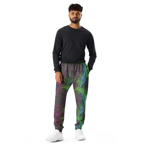 Chromatic Tangled on a Men's Joggers