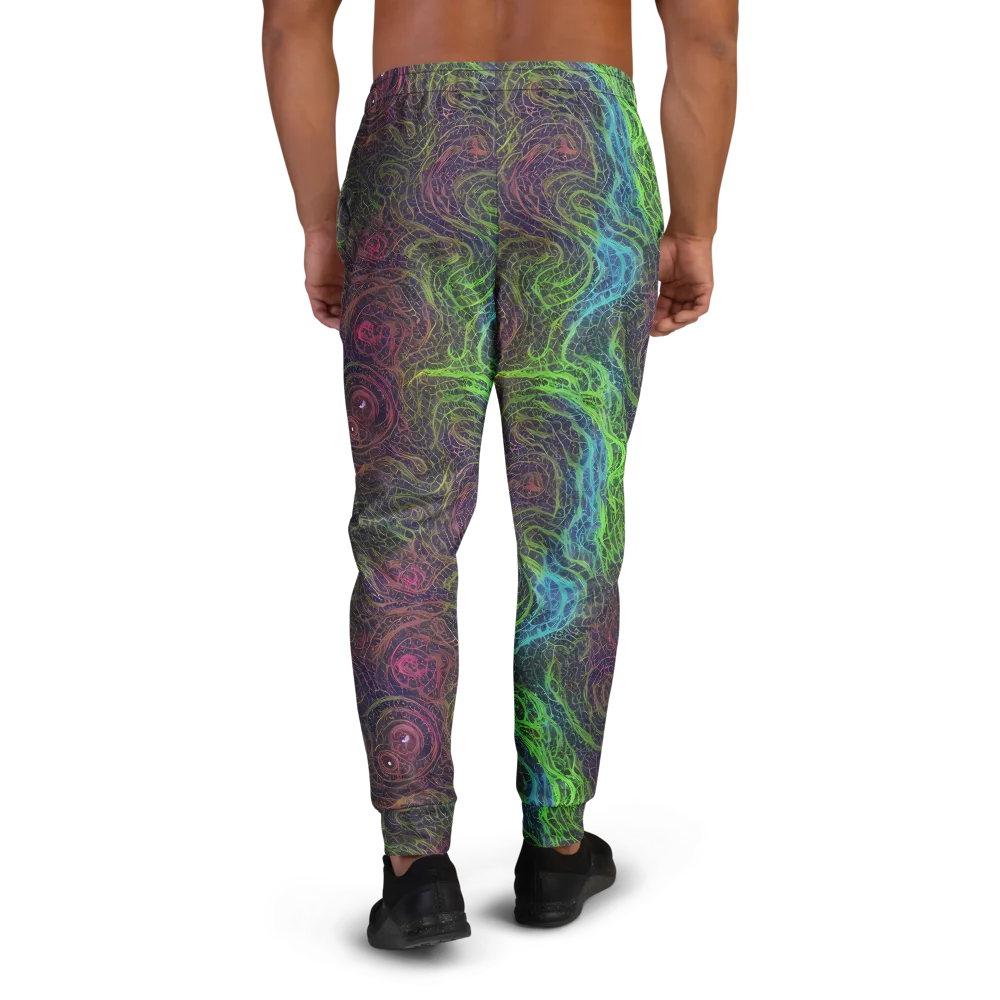 Chromatic Tangled on Men's Joggers — Back