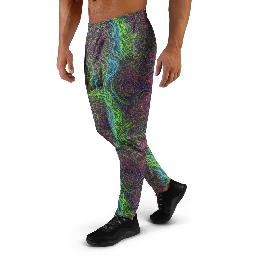 Chromatic Tangled on Men's Joggers — Left