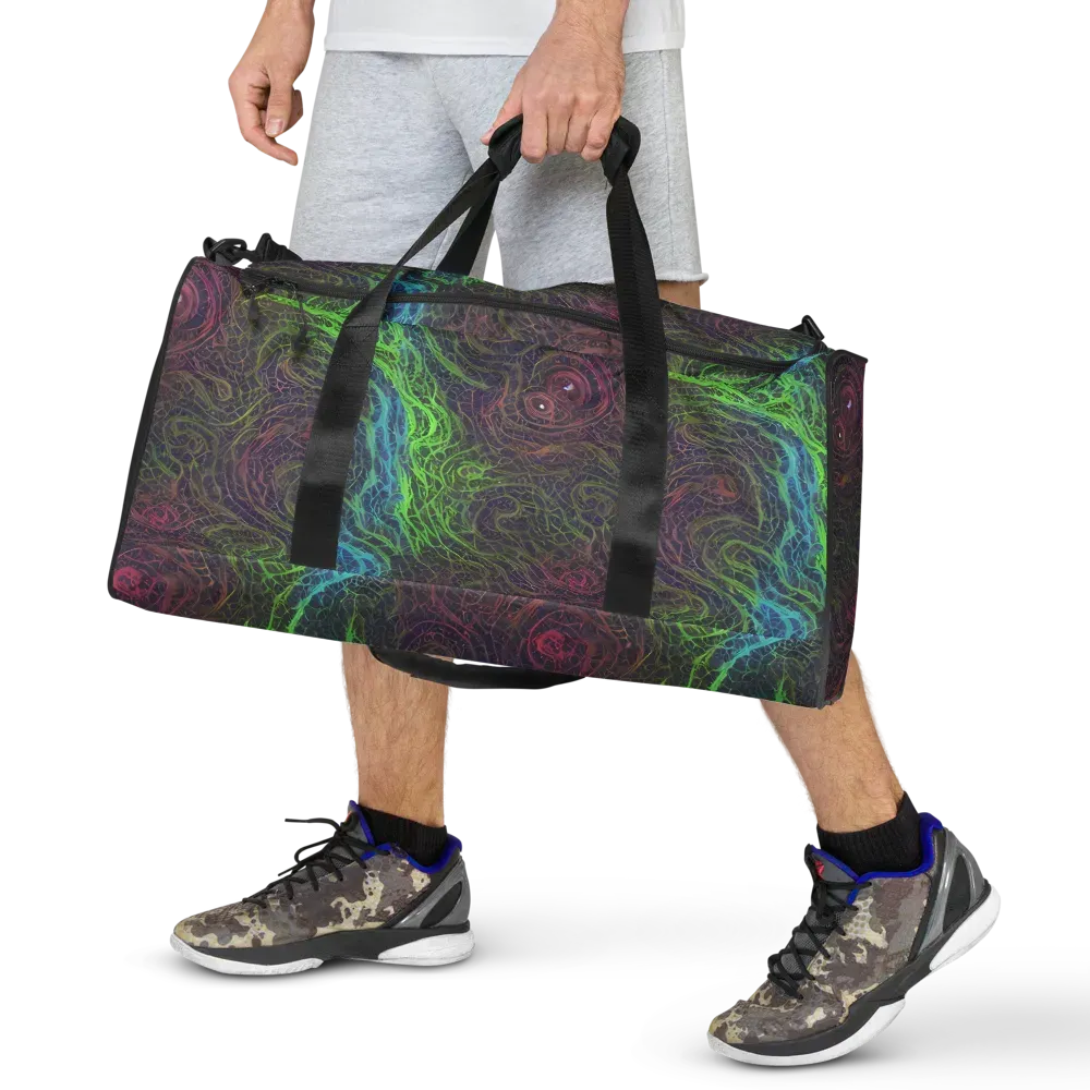 Chromatic Tangled on Duffle Bag — Front