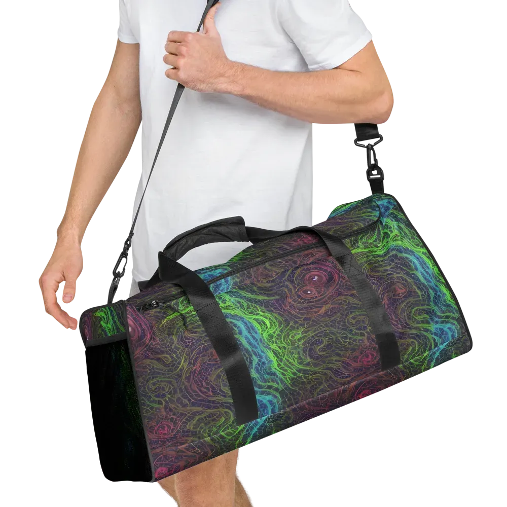 Chromatic Tangled on Duffle Bag — Right Front