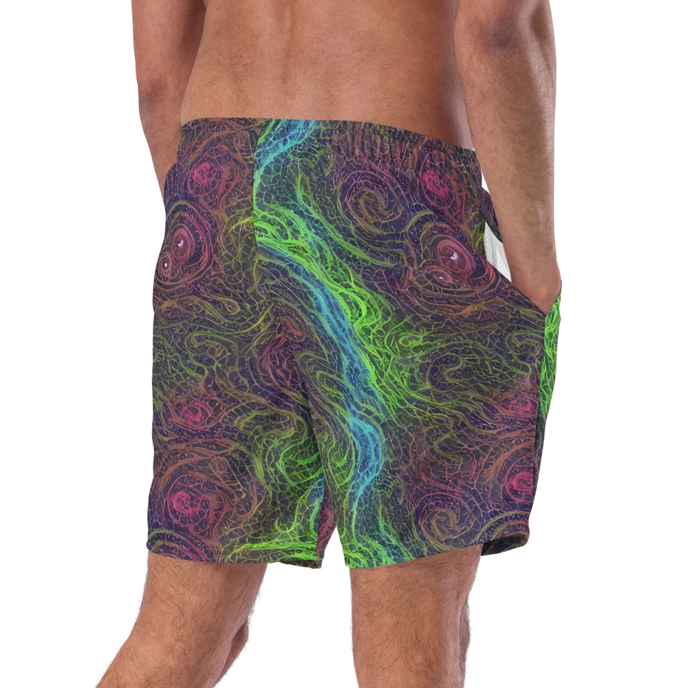 Chromatic Tangled on Swim Trunks — Right Back