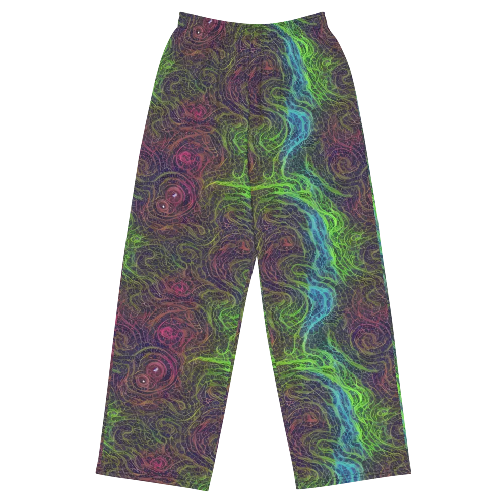 Chromatic Tangled on Wide-Leg Pants — Front