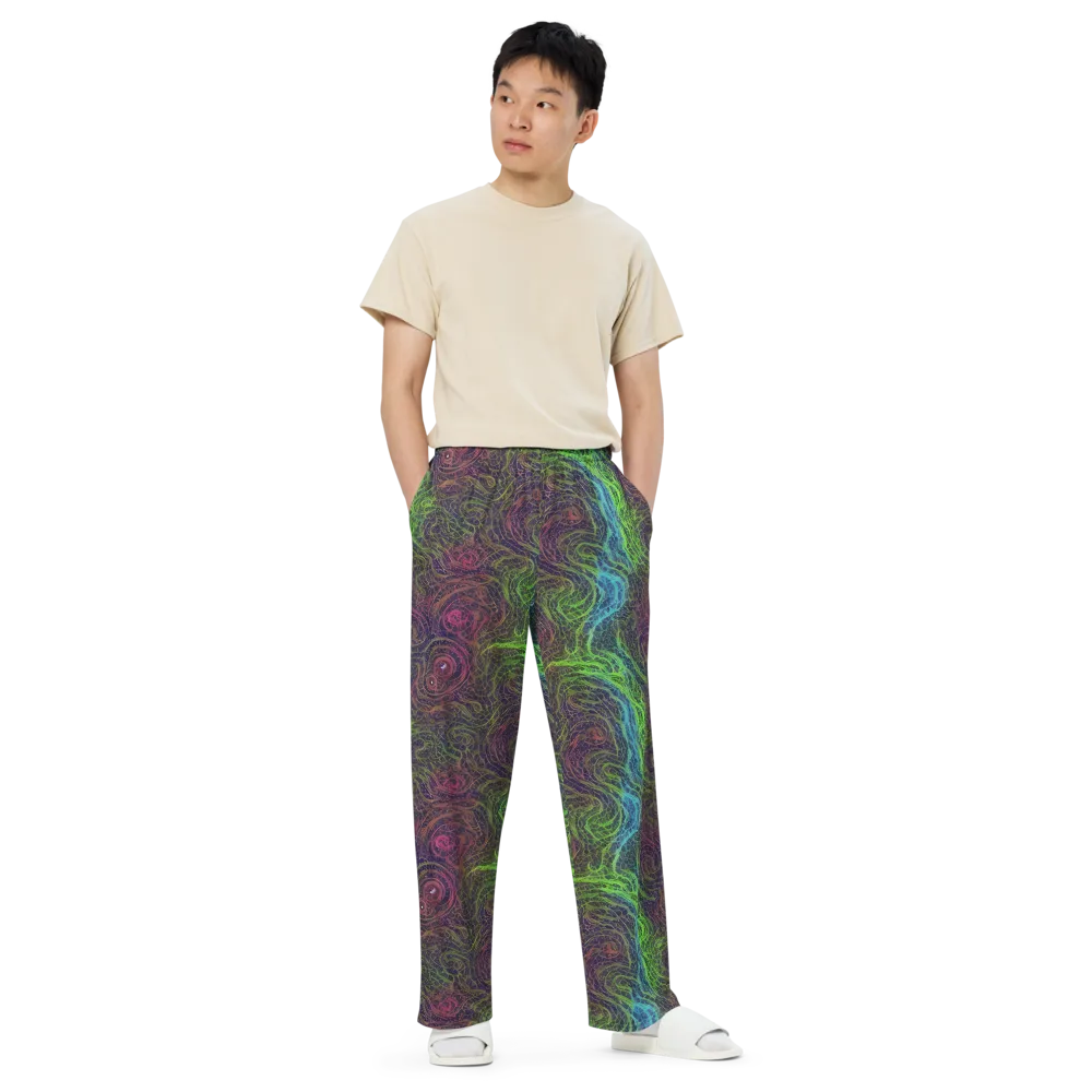Chromatic Tangled on Wide-Leg Pants — Front