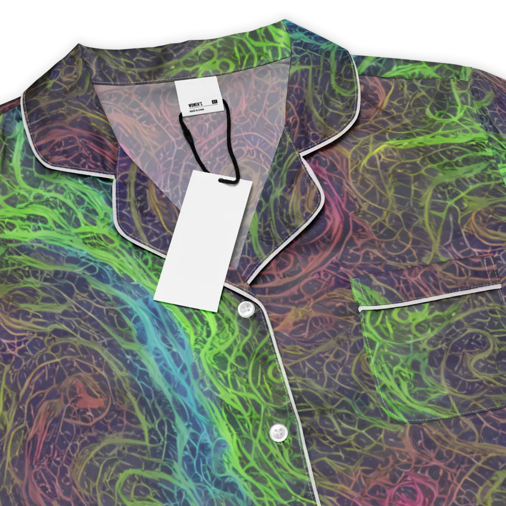 Chromatic Tangled on Women's Short Sleeve Pajama Top — Product details