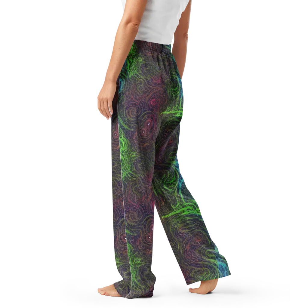 Chromatic Tangled on Women's Pajama Pants — Left