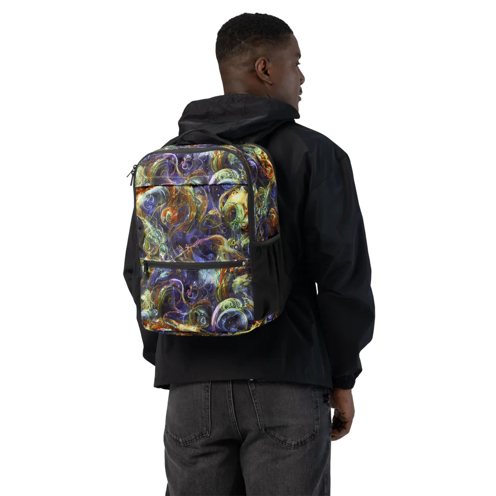 Molten Midnight on Utility Backpack — Back