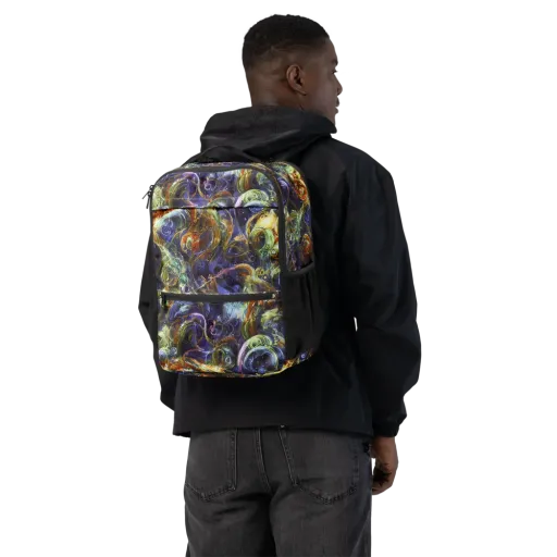 Molten Midnight on a Utility Backpack