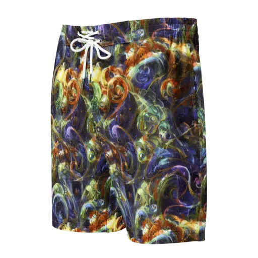 Molten Midnight on a Men's Board Shorts