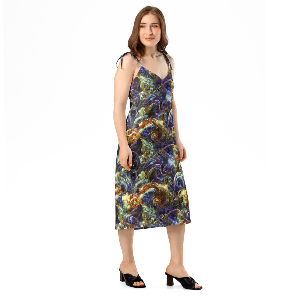 Molten Midnight on Slip Dress — Right Front