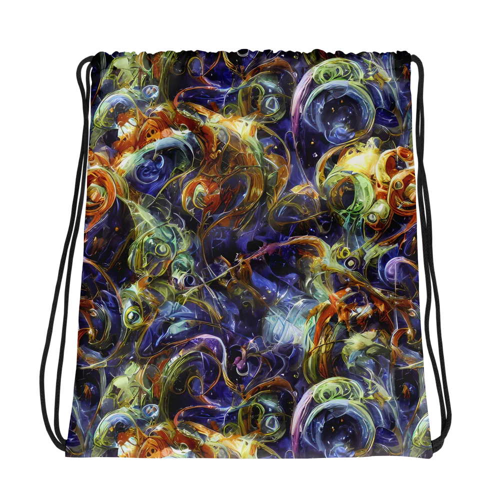 Molten Midnight on Drawstring Bag — Photo