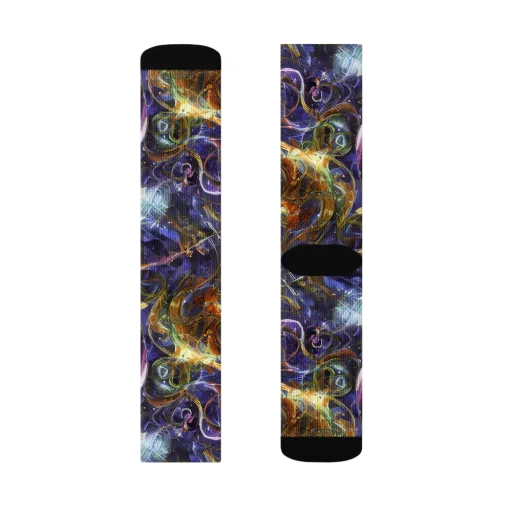 Molten Midnight on a Socks