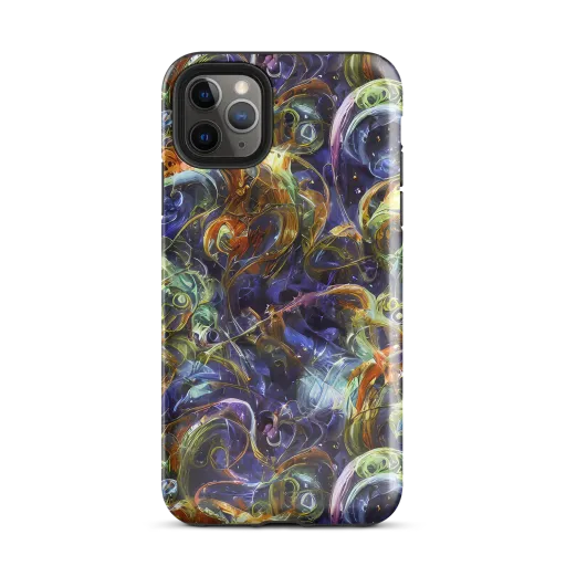 Molten Midnight on a Tough Case for iPhone®