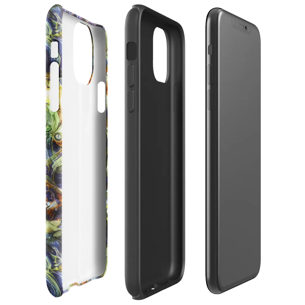 Molten Midnight on Tough Case for iPhone® — Right