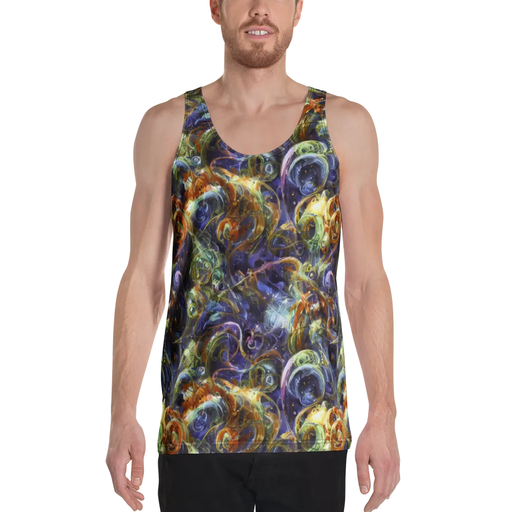 Molten Midnight on Men's Tank Top — Front
