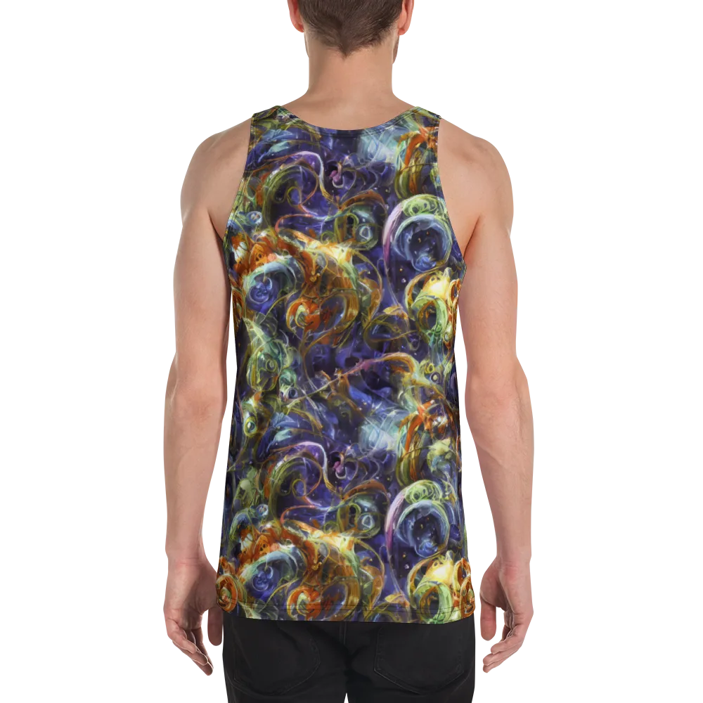 Molten Midnight on Men's Tank Top — Back